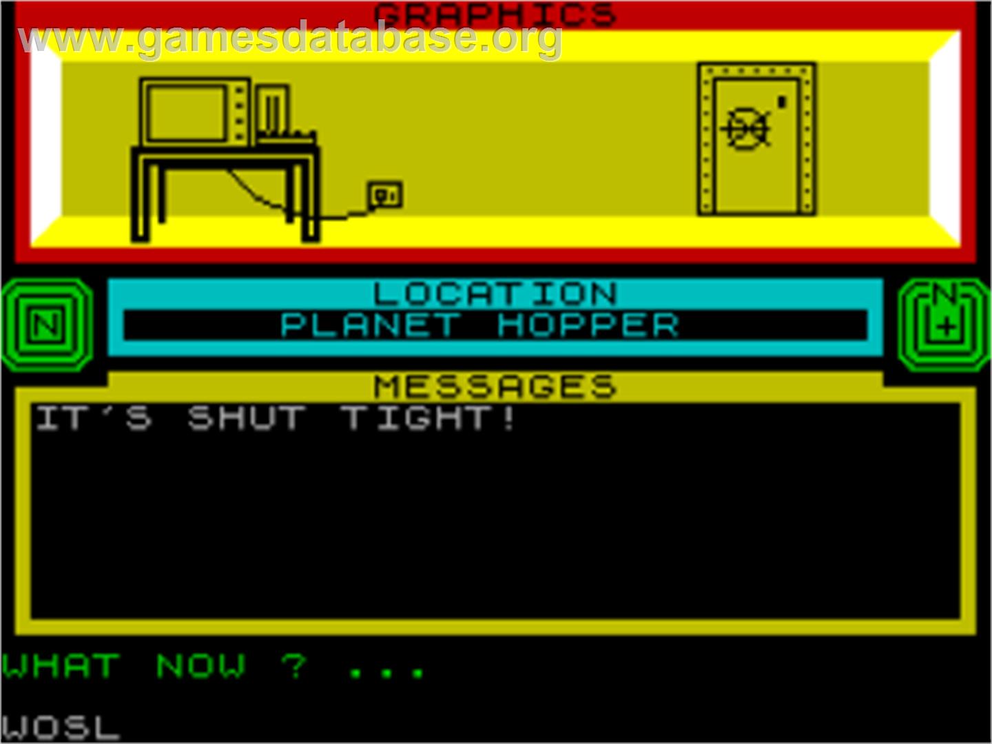 Xtroth - The Adventure - Sinclair ZX Spectrum - Artwork - In Game