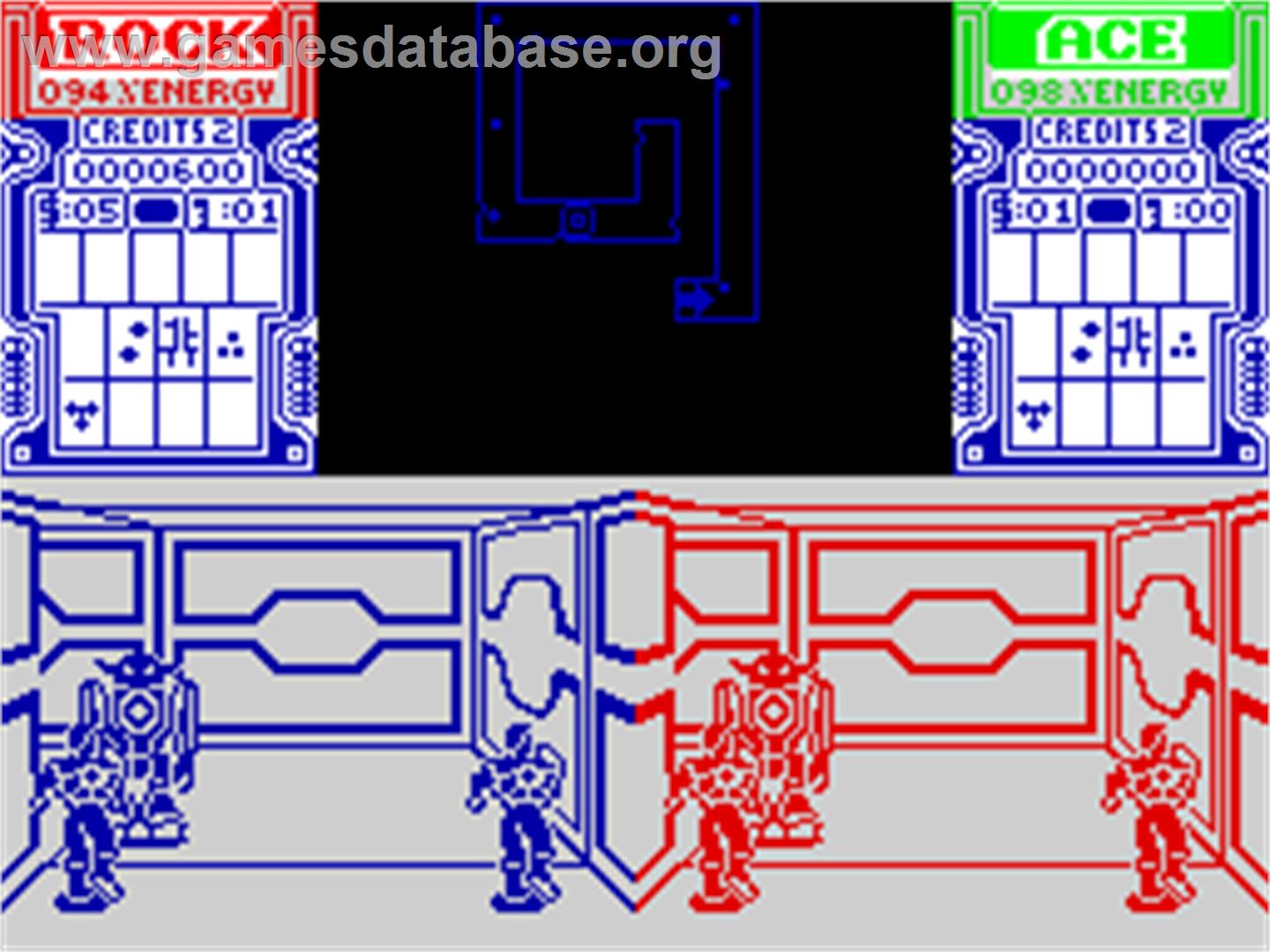 Xybots - Sinclair ZX Spectrum - Artwork - In Game