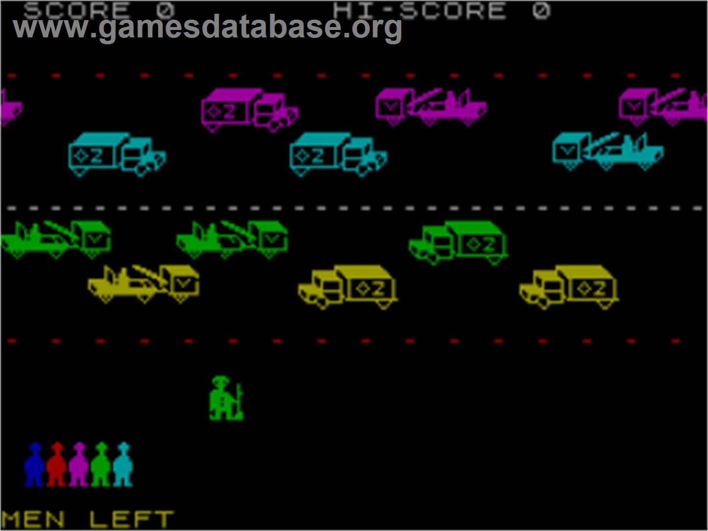 Yomp - Sinclair ZX Spectrum - Artwork - In Game