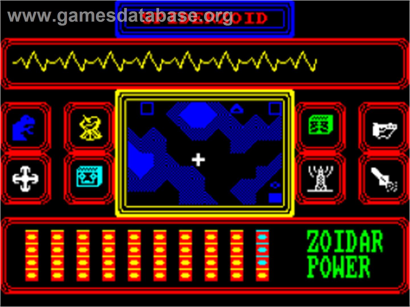 Zoids - The Battle Begins - Sinclair ZX Spectrum - Artwork - In Game