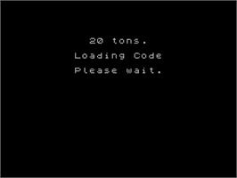 Title screen of 20 Tons on the Sinclair ZX Spectrum.
