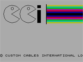 Title screen of 3D Star Wars on the Sinclair ZX Spectrum.