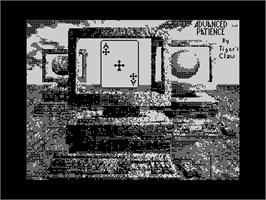 Title screen of Advanced Patience on the Sinclair ZX Spectrum.