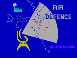 Title screen of Air Defence on the Sinclair ZX Spectrum.
