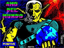 Title screen of Amo Del Mundo on the Sinclair ZX Spectrum.