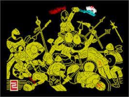 Title screen of Atrog on the Sinclair ZX Spectrum.