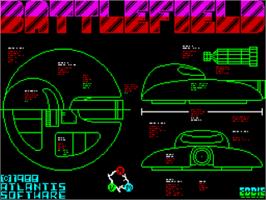 Title screen of Battle Field on the Sinclair ZX Spectrum.