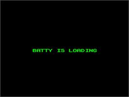 Title screen of Batty on the Sinclair ZX Spectrum.