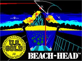 Title screen of Beach Head on the Sinclair ZX Spectrum.