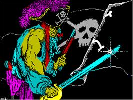 Title screen of Black Beard on the Sinclair ZX Spectrum.