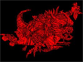 Title screen of Bloodwych on the Sinclair ZX Spectrum.