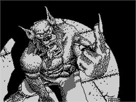 Title screen of Bloody Paws on the Sinclair ZX Spectrum.