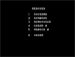 Title screen of Blácula on the Sinclair ZX Spectrum.