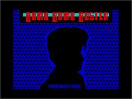 Title screen of Bomb Bomb Buster on the Sinclair ZX Spectrum.
