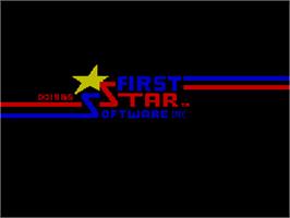 Title screen of Boulderdash II: Rockford's Revenge on the Sinclair ZX Spectrum.