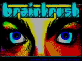 Title screen of Brainkrush on the Sinclair ZX Spectrum.