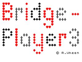Title screen of Bridge Player 3 on the Sinclair ZX Spectrum.
