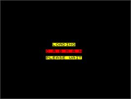 Title screen of Cabman on the Sinclair ZX Spectrum.