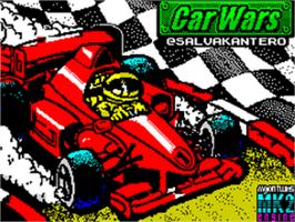 Title screen of Car Wars on the Sinclair ZX Spectrum.