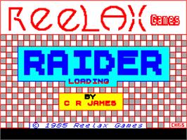 Title screen of Cavern Fighter on the Sinclair ZX Spectrum.