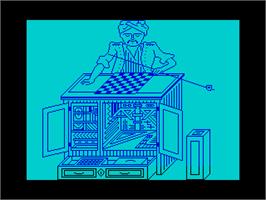 Title screen of Chess - The Turk on the Sinclair ZX Spectrum.