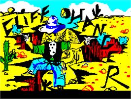 Title screen of Cliff Hanger on the Sinclair ZX Spectrum.