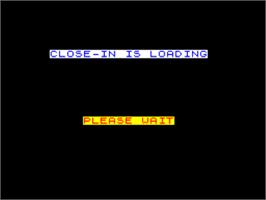 Title screen of Close-in on the Sinclair ZX Spectrum.