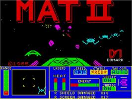 Title screen of Codename Mat 2 on the Sinclair ZX Spectrum.