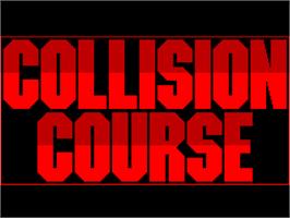 Title screen of Collision Course on the Sinclair ZX Spectrum.