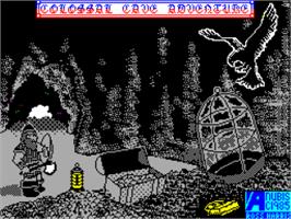 Title screen of Colossal Cave Adventure on the Sinclair ZX Spectrum.