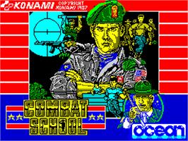 Title screen of Combat School on the Sinclair ZX Spectrum.