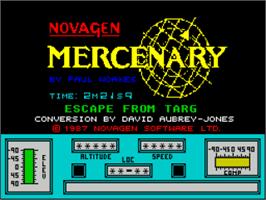 Title screen of Command Performance on the Sinclair ZX Spectrum.