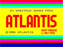 Title screen of Connect 4 on the Sinclair ZX Spectrum.