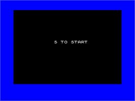 Title screen of Cosmic Raiders on the Sinclair ZX Spectrum.