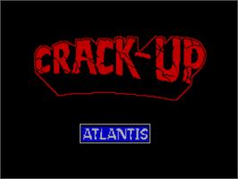 Title screen of Crack-up on the Sinclair ZX Spectrum.