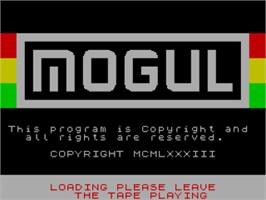 Title screen of Crash on the Sinclair ZX Spectrum.