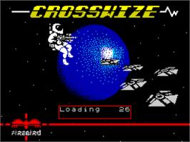Title screen of Crosswize on the Sinclair ZX Spectrum.