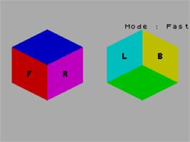 Title screen of Cube on the Sinclair ZX Spectrum.