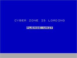 Title screen of Cyber Zone on the Sinclair ZX Spectrum.