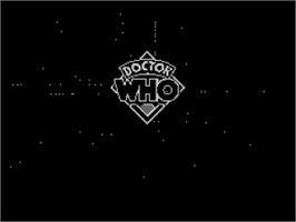 Title screen of Dalek Attack on the Sinclair ZX Spectrum.