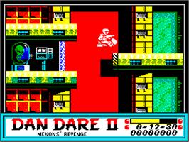 Title screen of Dan Dare 2: Mekon's Revenge on the Sinclair ZX Spectrum.