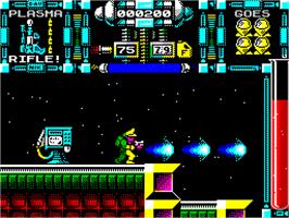 Title screen of Dan Dare III: The Escape on the Sinclair ZX Spectrum.