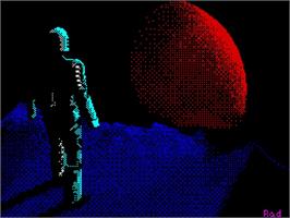 Title screen of Dead Space on the Sinclair ZX Spectrum.