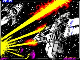 Title screen of Delfox on the Sinclair ZX Spectrum.
