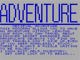 Title screen of Demon Knight on the Sinclair ZX Spectrum.