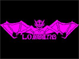 Title screen of Demonslair on the Sinclair ZX Spectrum.