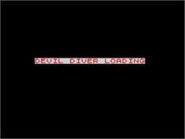 Title screen of Devil Diver on the Sinclair ZX Spectrum.