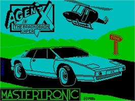 Title screen of Devon Aire in the Hidden Diamond Caper on the Sinclair ZX Spectrum.