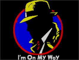 Title screen of Dick Tracy on the Sinclair ZX Spectrum.