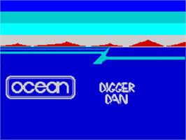 Title screen of Digger Dan on the Sinclair ZX Spectrum.